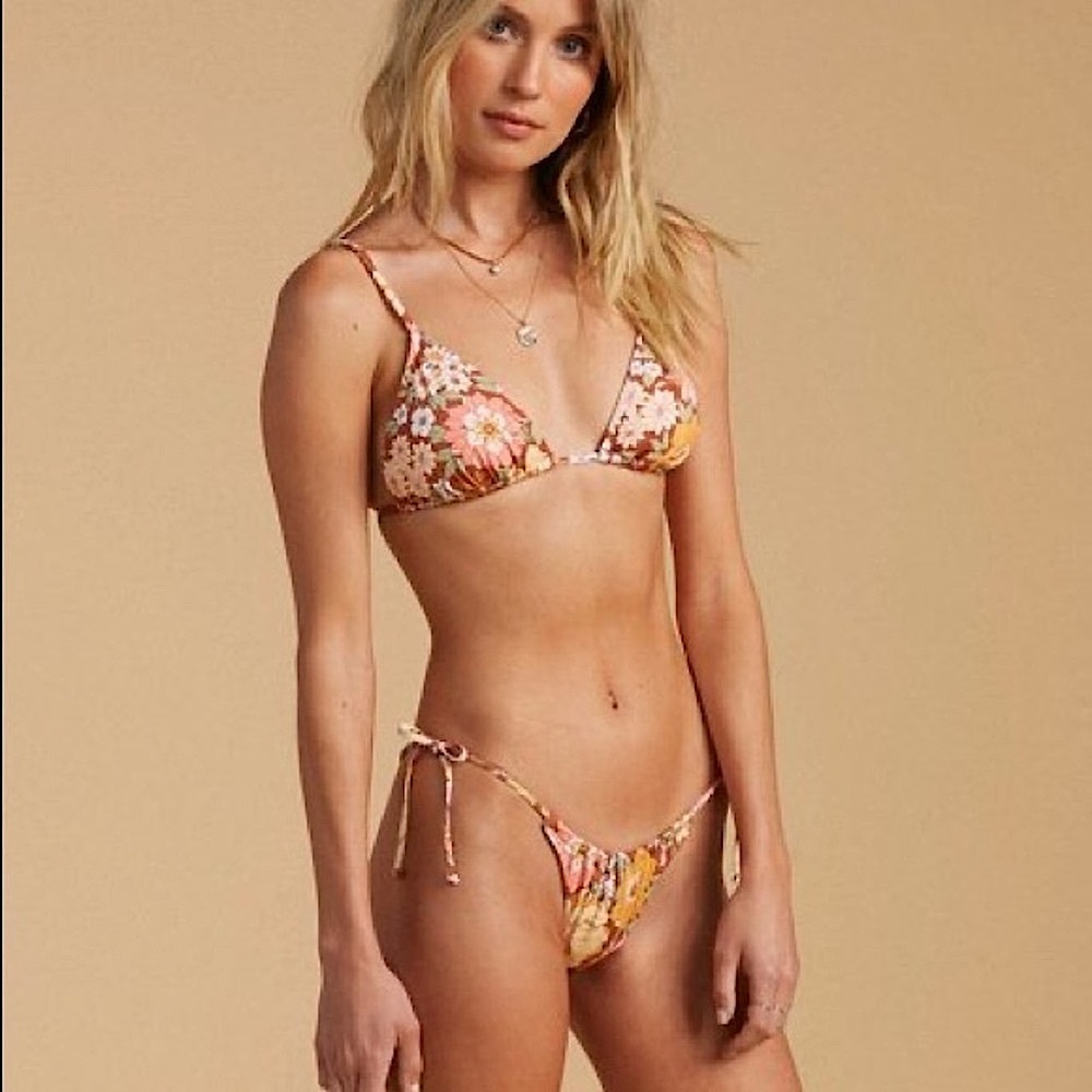 Billabong x Salty Blonde Hike Bikini Bottom RARE